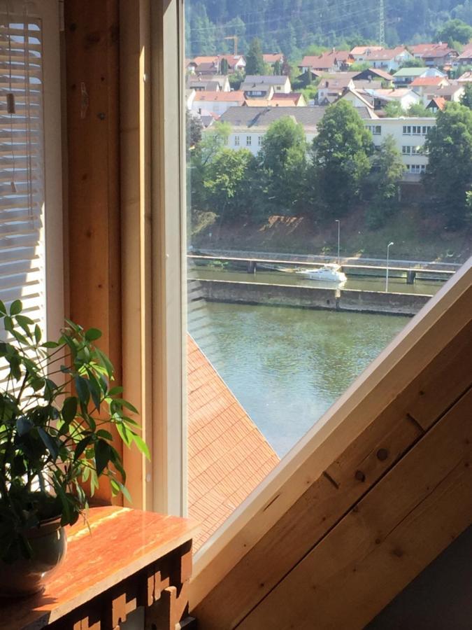 Neckarblick,Natur, Altstadt Hirschhorn Ngoại thất bức ảnh
