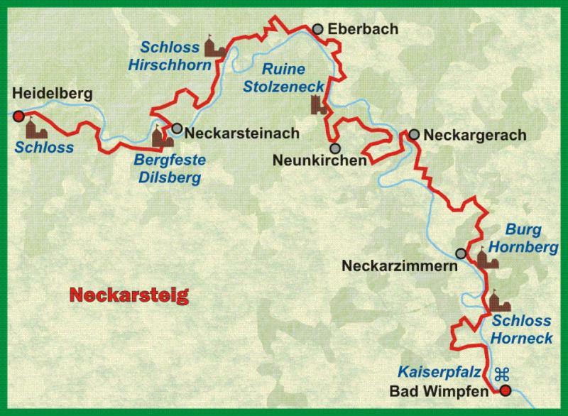Neckarblick,Natur, Altstadt Hirschhorn Ngoại thất bức ảnh