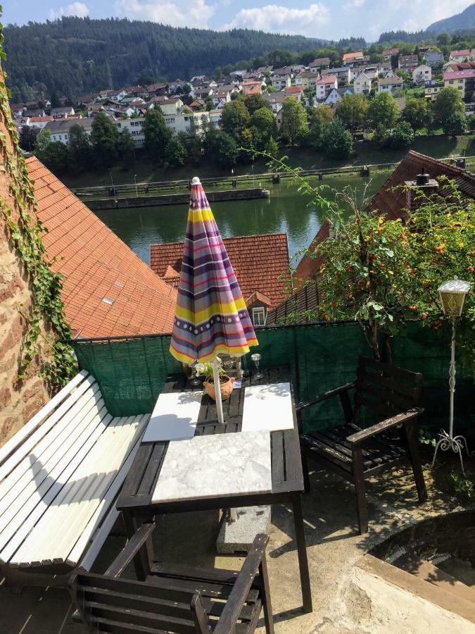 Neckarblick,Natur, Altstadt Hirschhorn Ngoại thất bức ảnh